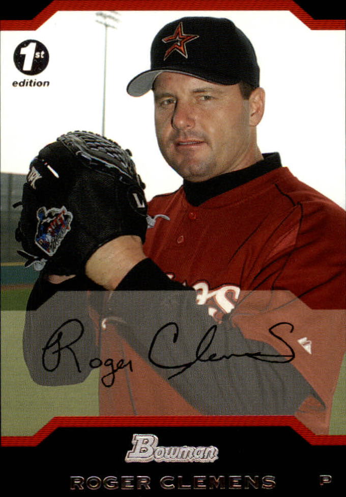 2004 Bowman 1st Edition #37 Roger Clemens