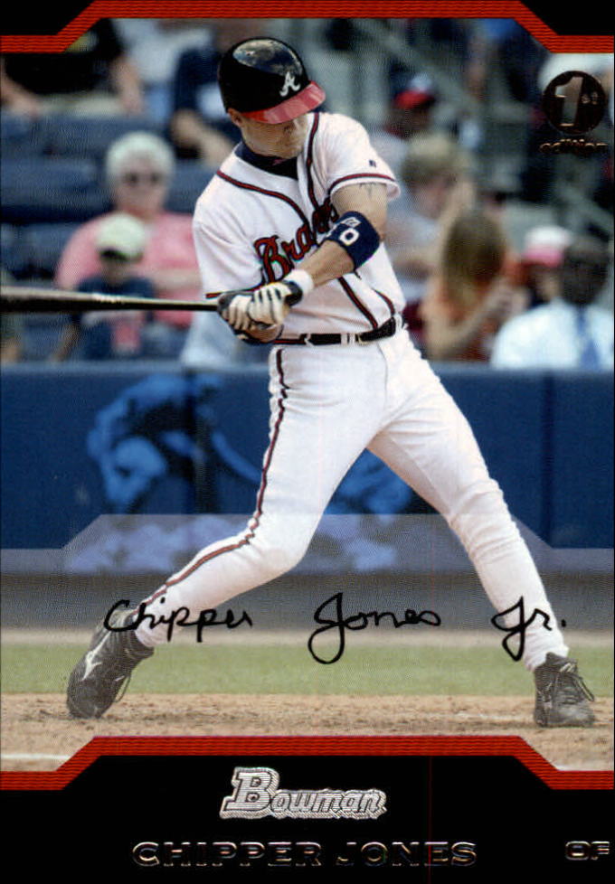 2004 Bowman 1st Edition #105 Chipper Jones