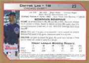 2004 Bowman Gold #23 Derrek Lee back image