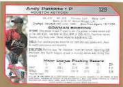 2004 Bowman Gold #129 Andy Pettitte back image