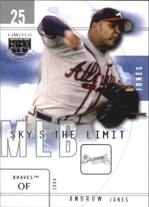 2004 SkyBox LE Sky's the Limit #17 Andruw Jones