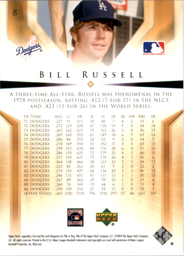2004 SP Legendary Cuts Baseball (Pick Card From List) C127 04-24 - Picture 11 of 157