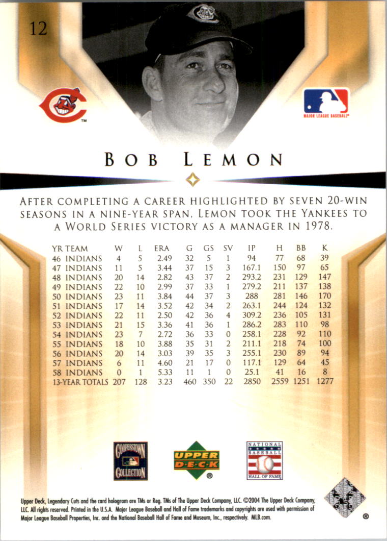 2004 SP Legendary Cuts Baseball (Pick Card From List) C127 04-24 - Picture 17 of 157