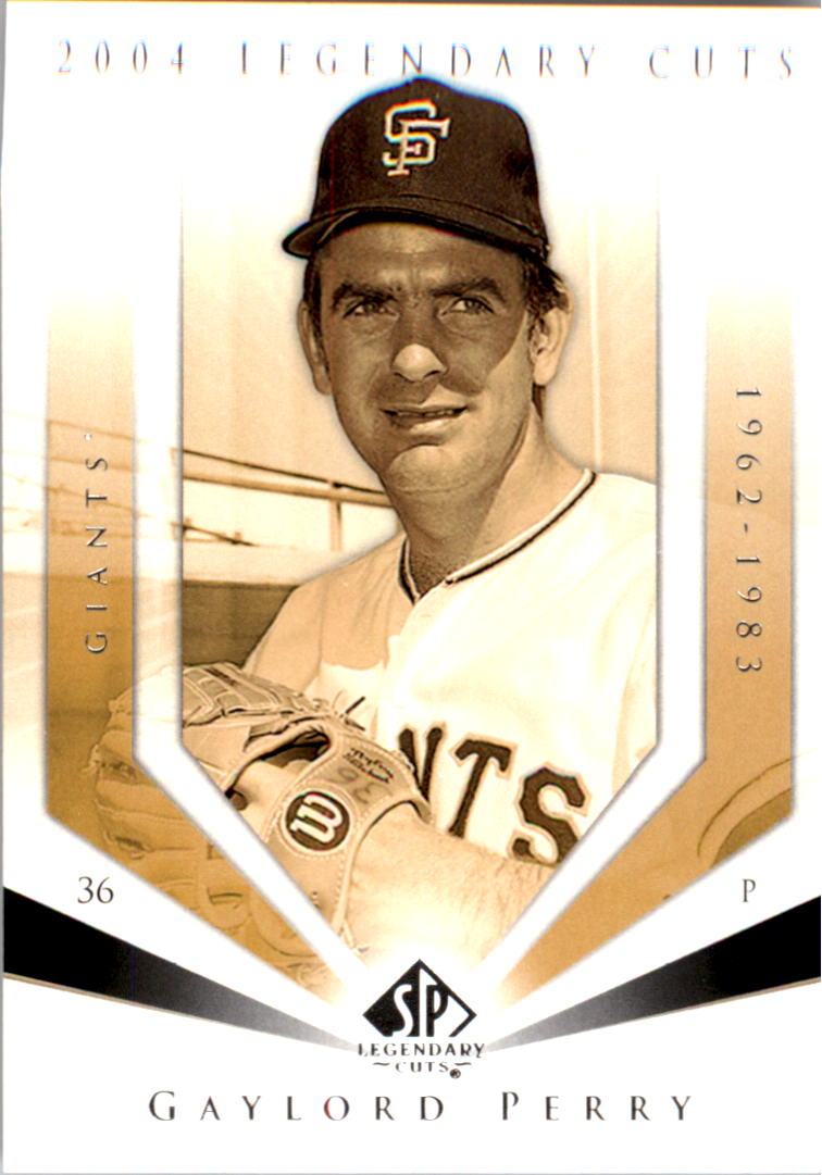2004 SP Legendary Cuts #42 Gaylord Perry