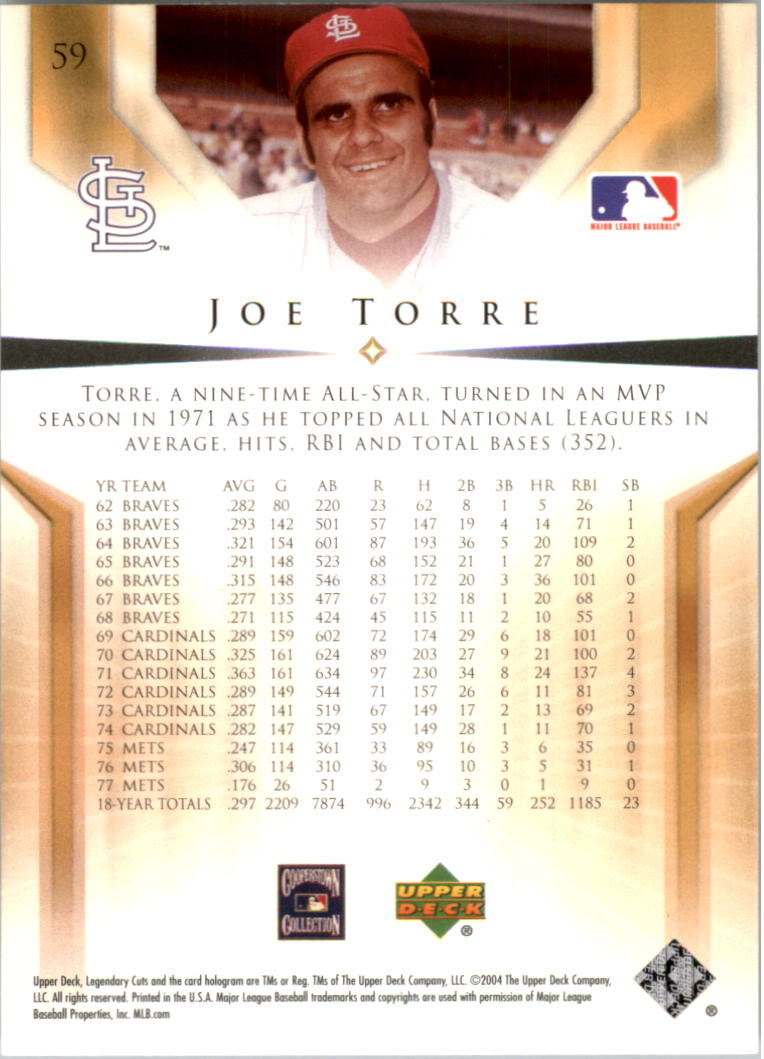 B1935- 2004 SP Legendary Cuts BB #s 1-126 +Inserts -You Pick- 15+ FREE US SHIP - Picture 51 of 137