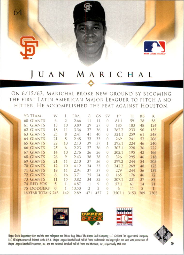 2004 SP Legendary Cuts Baseball (Pick Card From List) C127 04-24 - Picture 73 of 157
