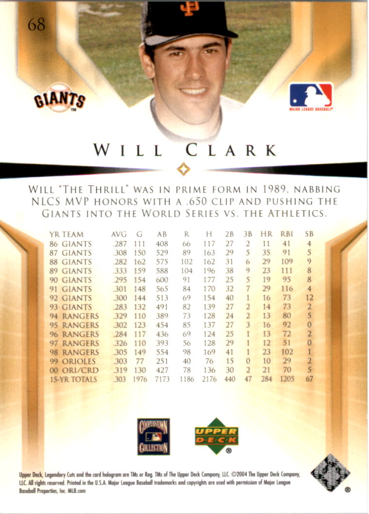 2004 SP Legendary Cuts Baseball (Pick Card From List) C127 04-24 - Picture 79 of 157