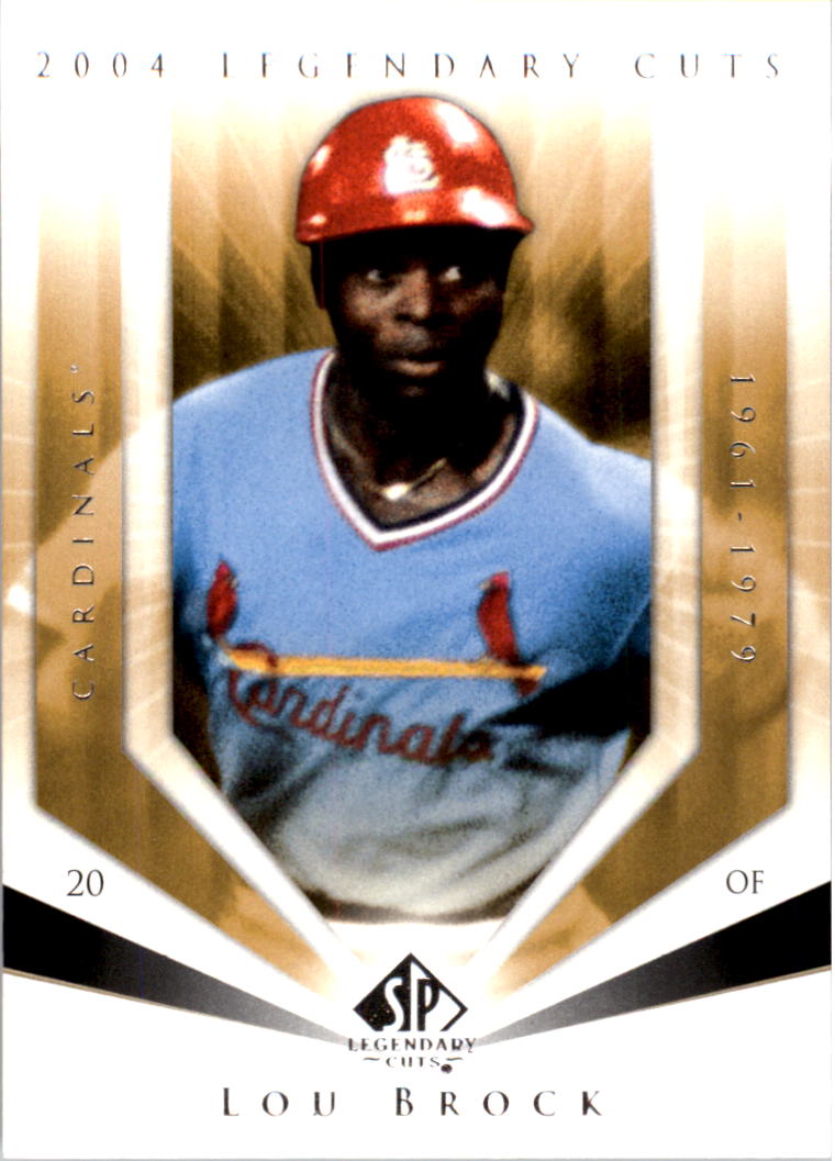 Lou Brock cards (1992-2024) Cardinals Cubs - You Choose