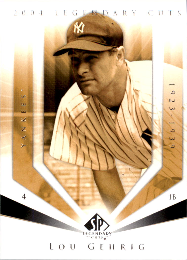 2004 SP Legendary Cuts #73 Lou Gehrig