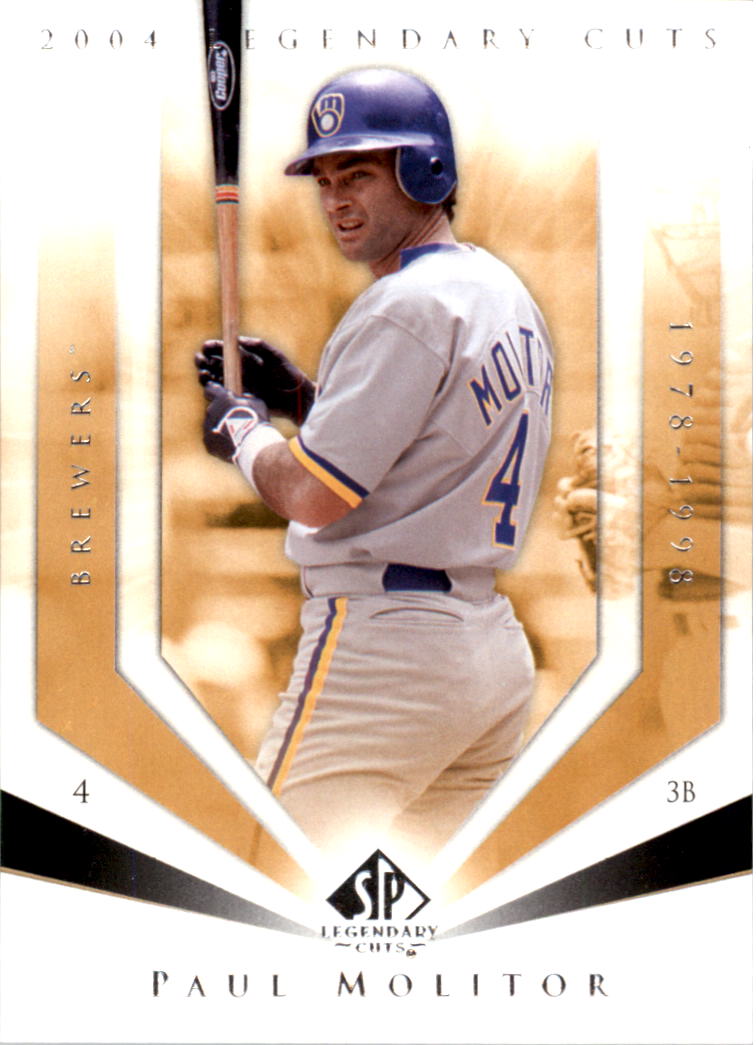 2004 SP Legendary Cuts #87 Paul Molitor