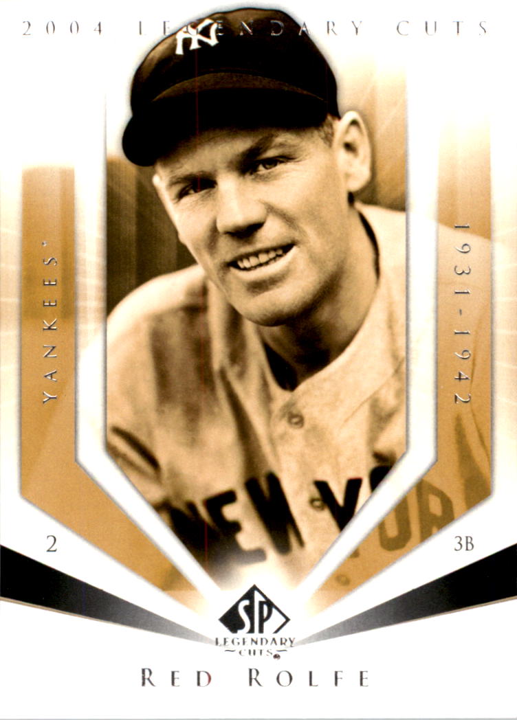 2004 SP Legendary Cuts #92 Red Rolfe