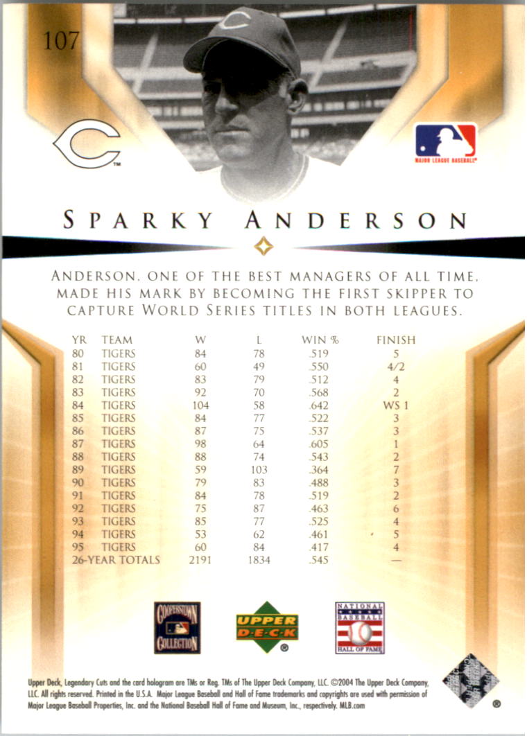 2004 SP Legendary Cuts Baseball (Pick Card From List) C127 04-24 - Picture 137 of 157