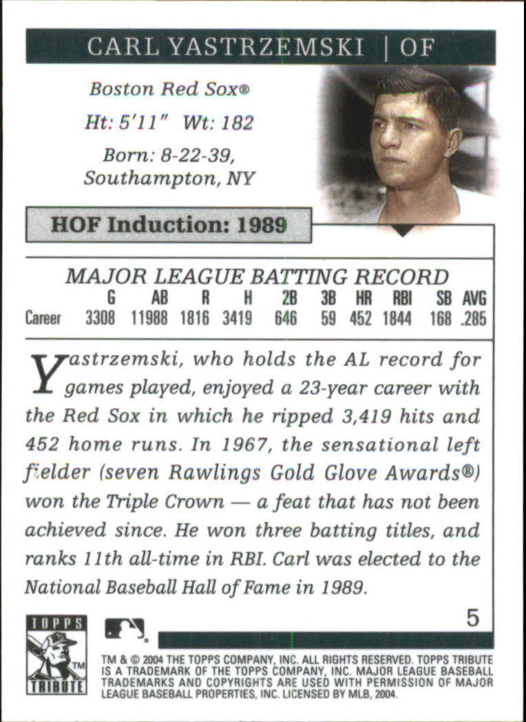 Sports Card Back