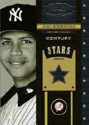 2004 Throwback Threads Century Stars #CS3 Alex Rodriguez