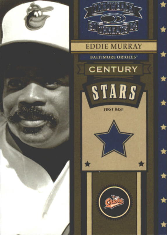 2004 Throwback Threads Century Stars #17 Eddie Murray