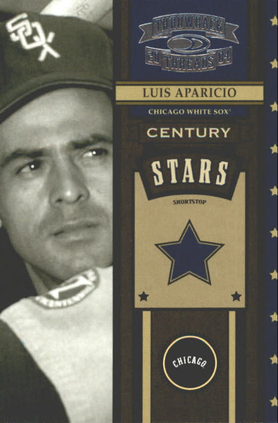 2004 Throwback Threads Century Stars #29 Luis Aparicio