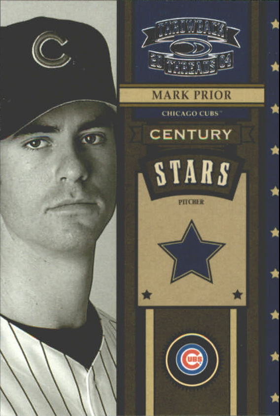 2004 Throwback Threads Century Stars #CS31 Mark Prior