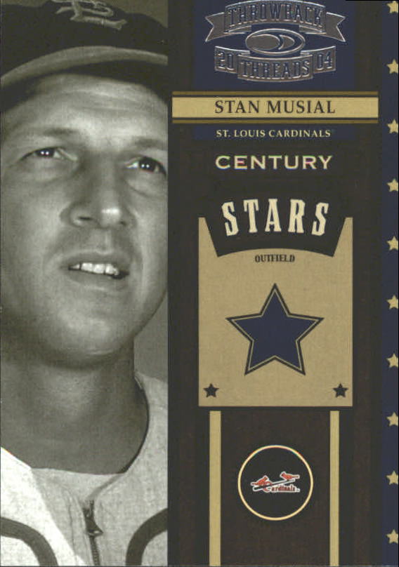 2004 Throwback Threads Century Stars #CS53 Stan Musial