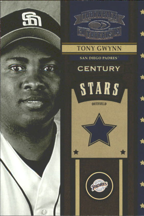 2004 Throwback Threads Century Stars #58 Tony Gwynn