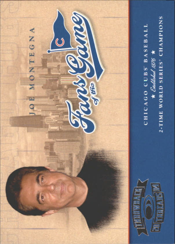2004 Throwback Threads Fans of the Game #3 Joe Mantegna UER