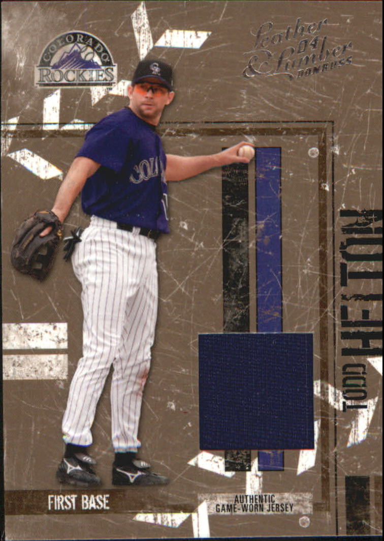2004 Leather and Lumber Materials Jersey #49 Todd Helton/250