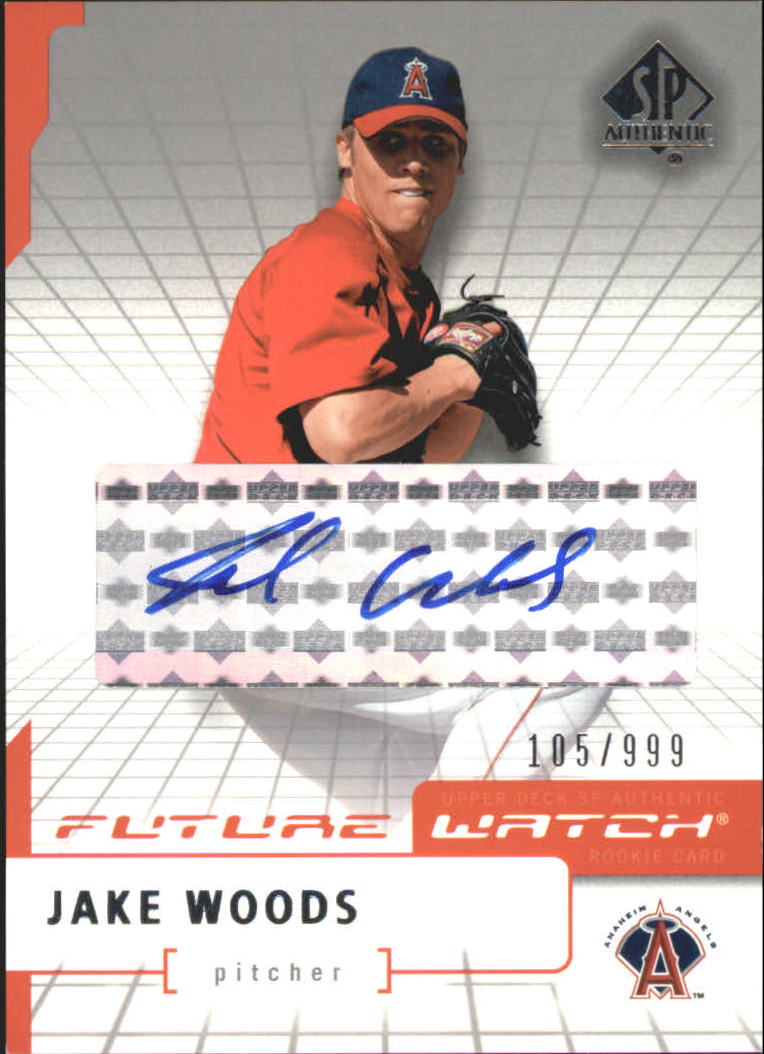 2004 SP Authentic Future Watch Autograph #107 Jake Woods FW