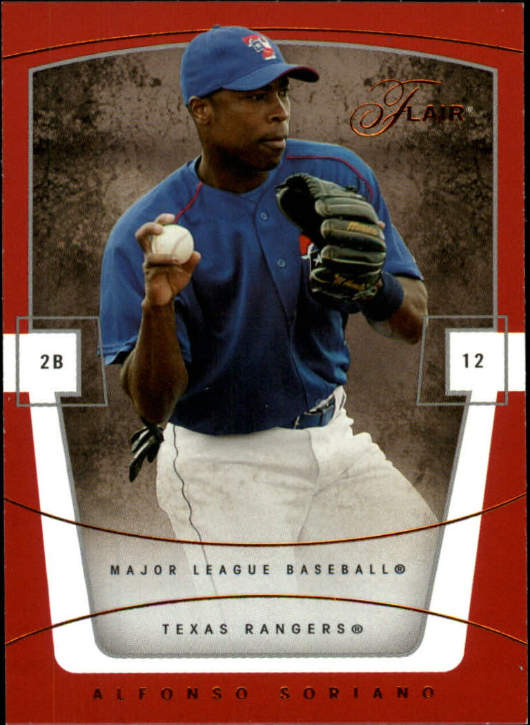 2004 Flair #14 Alfonso Soriano
