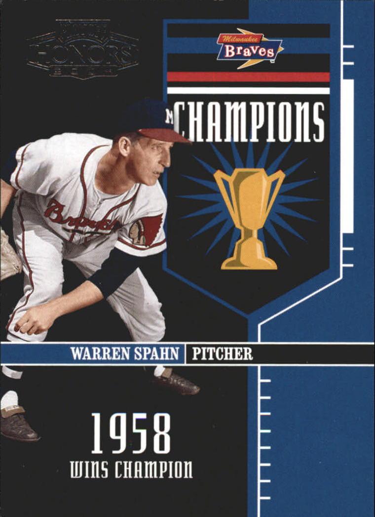 2004 Playoff Honors Champions #2 Warren Spahn/1958