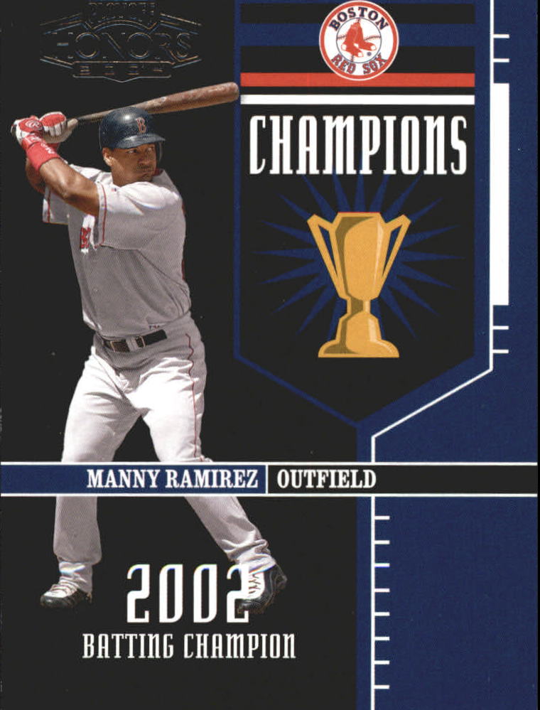 2004 Playoff Honors Champions #18 Manny Ramirez/2002