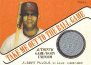 2004 Topps Cracker Jack Take Me Out to the Ballgame Relics #AP Albert Pujols Uni G