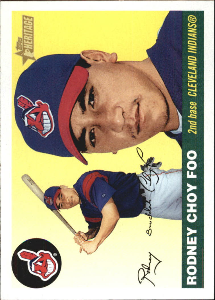 2004 Topps Heritage #85A R.Choy Foo New Logo RC