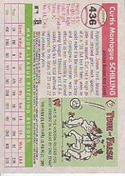 2004 Topps Heritage #436 Curt Schilling Sox SP back image