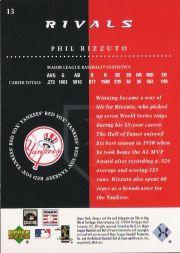 2004 UD Rivals #13 Phil Rizzuto back image