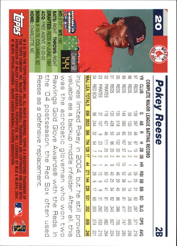B6539- 2004 Red Sox Topps World Champions BB 1-55 -You Pick- 15+ FREE US SHIP - Picture 15 of 35