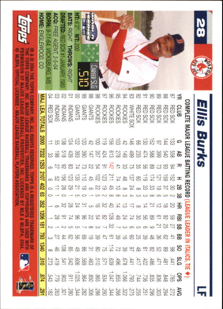 B6539- 2004 Red Sox Topps World Champions BB 1-55 -You Pick- 15+ FREE US SHIP - Picture 23 of 35