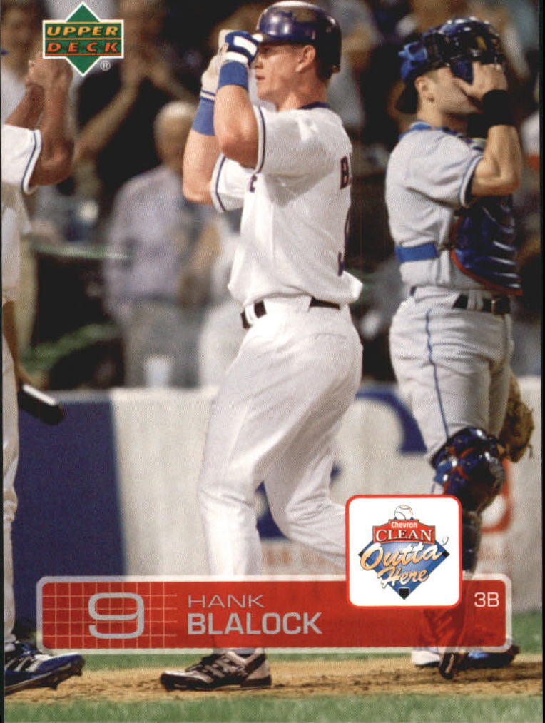 2004 Upper Deck Chevron #2 Hank Blalock