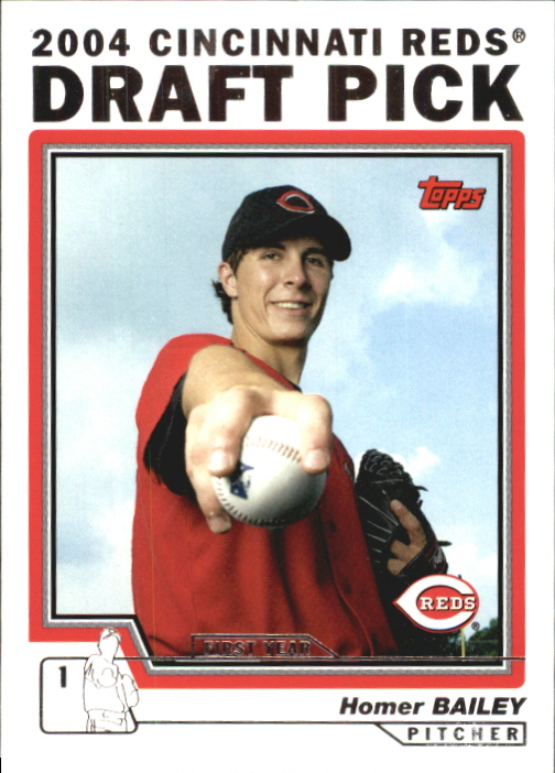 2004 Topps Traded #T72 Homer Bailey DP RC
