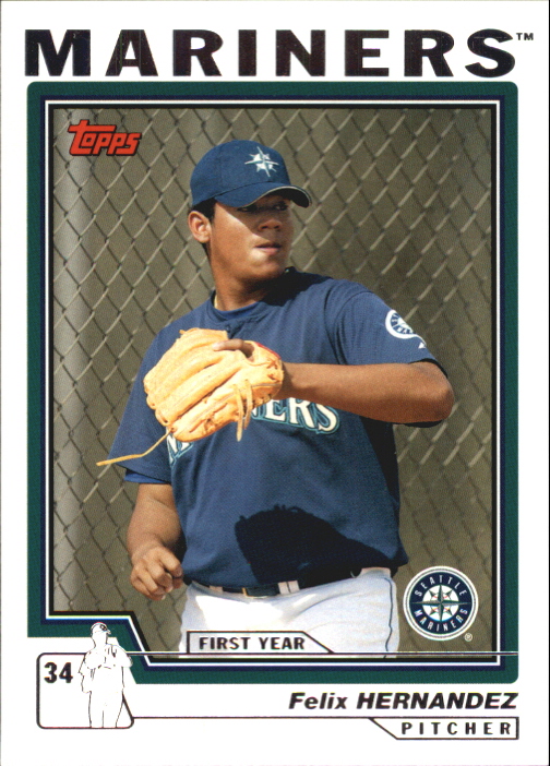 2004 Topps Traded #t144 Felix Hernandez Rookie Mariners