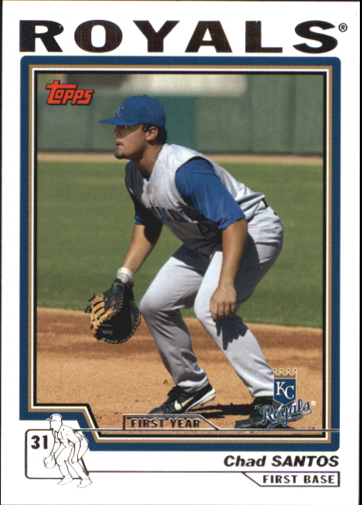 2004 Topps Traded #T203 Chad Santos FY RC