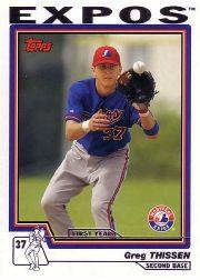 2004 Topps Traded #T214 Greg Thissen FY RC