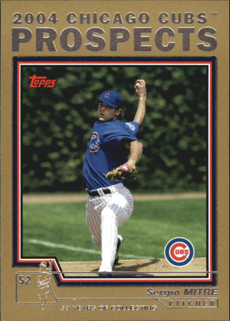 2004 Topps Traded Gold #T107 Sergio Mitre PROS