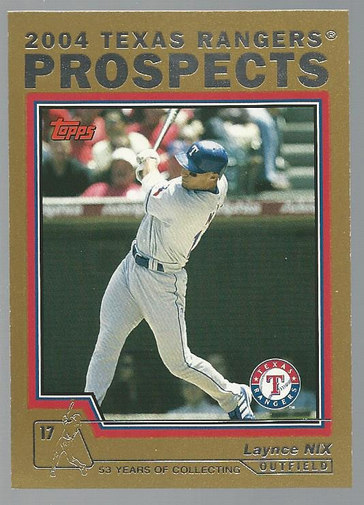 2004 Topps Traded Gold #T108 Laynce Nix PROS