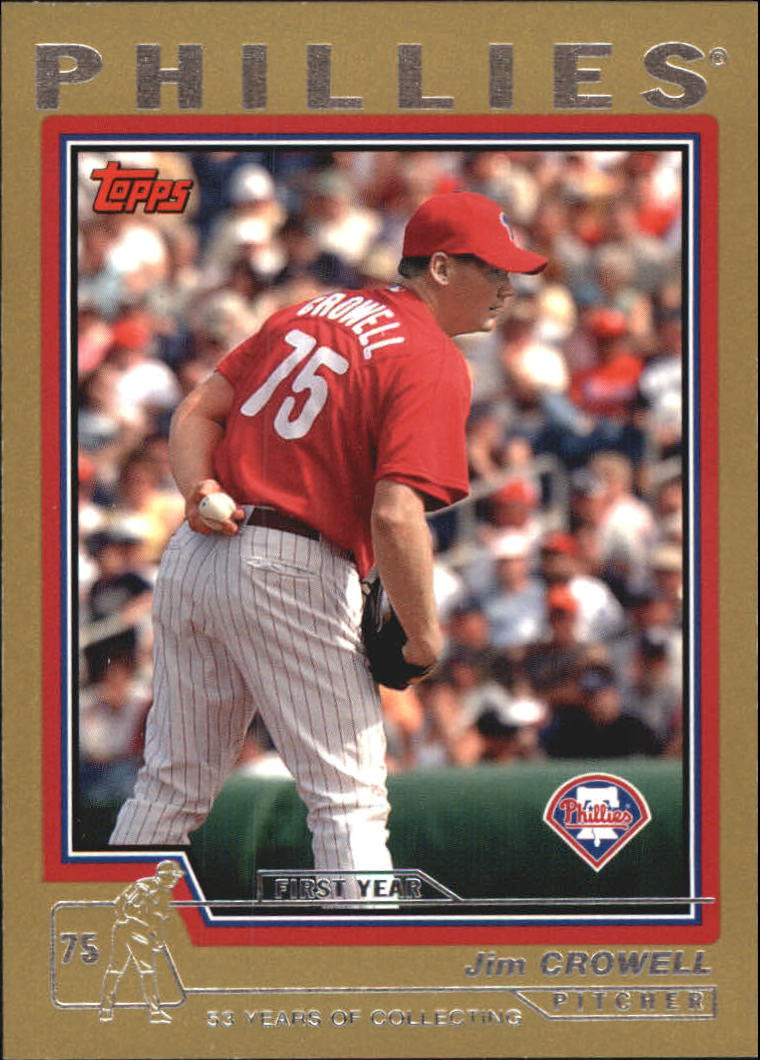 2004 Topps Traded Gold #T113 Jim Crowell FY
