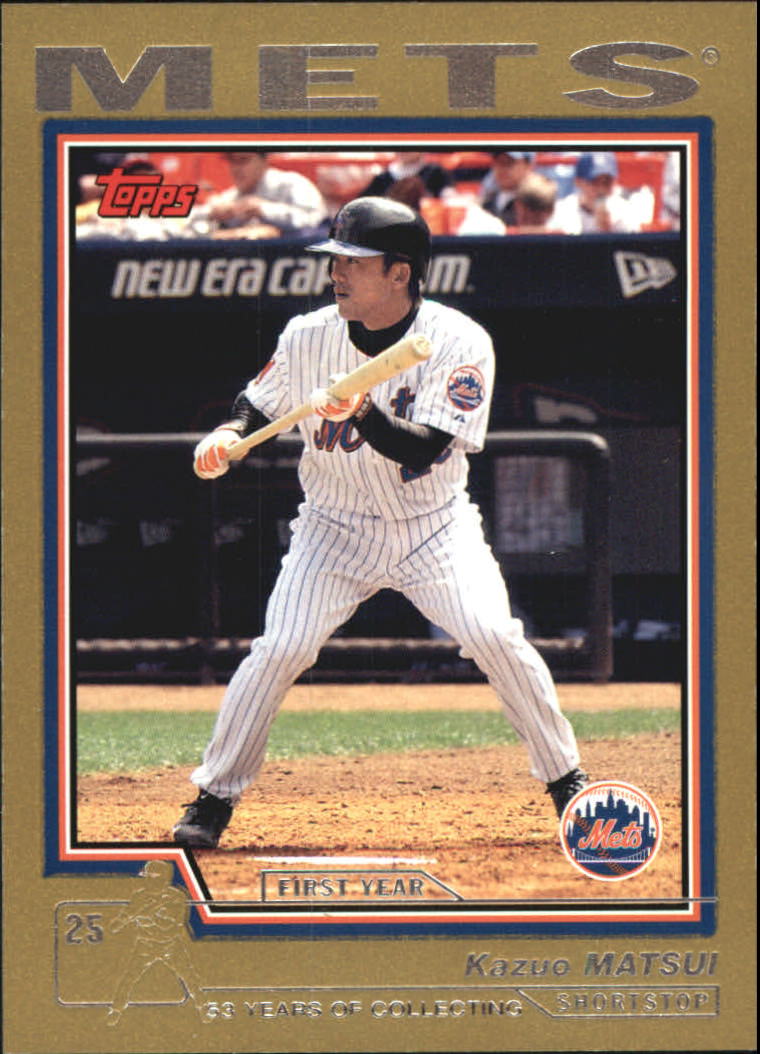 2004 Topps Traded Gold #T136 Kazuo Matsui FY
