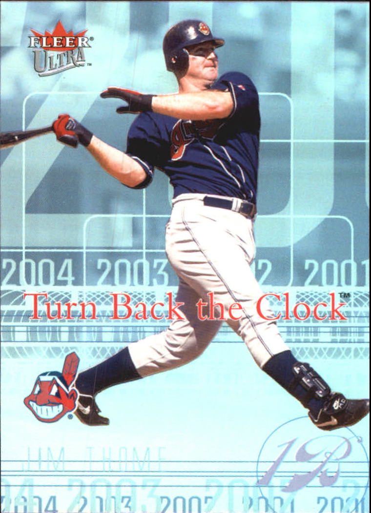 2004 Ultra Turn Back the Clock #9 Jim Thome Indians