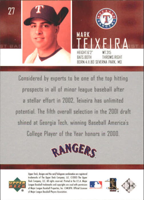 A2000- 2004 Upper Deck BB Card #s 1-261 +Rookies -You Pick- 15+ FREE US SHIP - Picture 49 of 469
