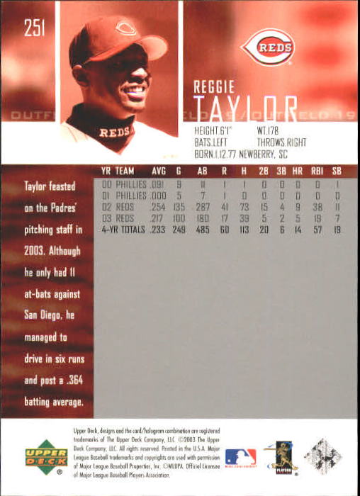 A2000- 2004 Upper Deck BB Card #s 1-261 +Rookies -You Pick- 15+ FREE US SHIP - Picture 451 of 469