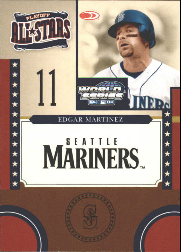 2004 Donruss World Series Playoff All-Stars #6 Edgar Martinez