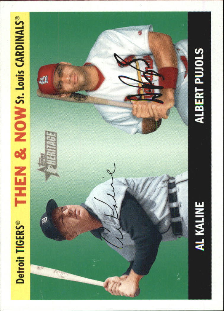 2004 Topps Heritage Then and Now #TN2 A.Kaline/A.Pujols