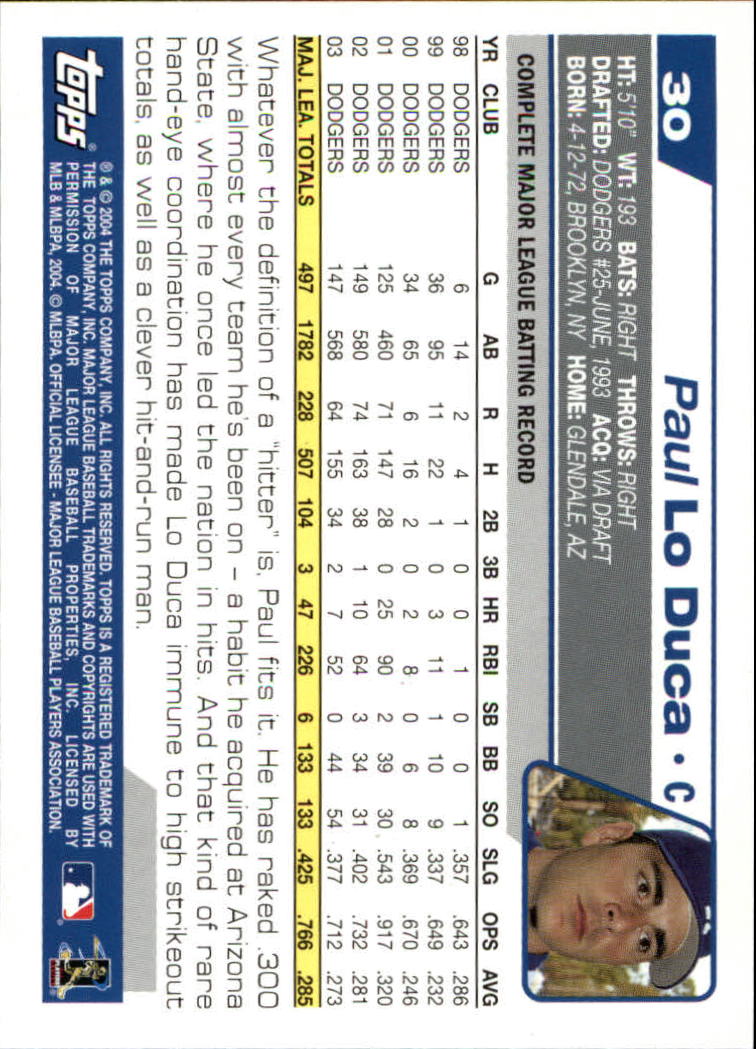 B1985- 2004 Topps Opening Day Baseball Cards 1-165 -You Pick- 15+ FREE US SHIP - Picture 27 of 167